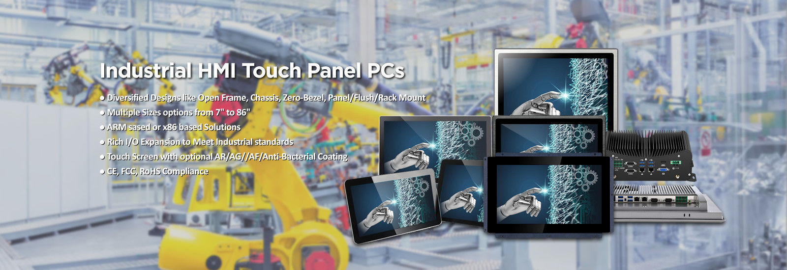 kualitas PC Panel Tertanam pabrik