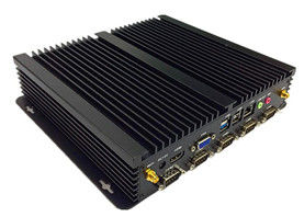 Puertos COM máximos integrados Fanless Intel Bay Trail de la PC 9 USB 8 del alto rendimiento
