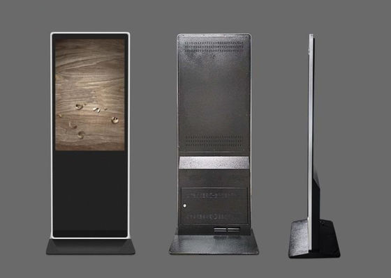 Exhibición del cartel de Digitaces de la pantalla táctil de PCAP, exhibición de Digital Media de la PC de Intel I7 con la cámara opcional