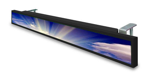 DC 12V estiró la tira 34&quot; de la exhibición del monitor tamaño para el borde de estante de una tienda del supermercado
