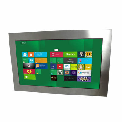 24 Inch Industrial Rugged Touch Screen Monitor IP67 Waterproof 400nits Brightness
