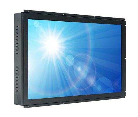 Monitor industrial legible del soporte del panel de la luz del sol durable con el conector DC2.0