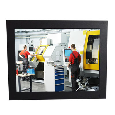 DC 12V todo en una resolución de vivienda 1024 del × 768 del panel del metal rugoso industrial de la PC