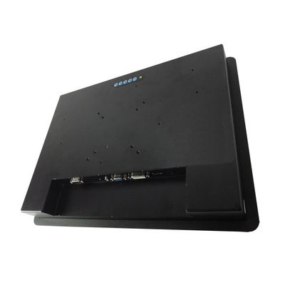 Monitor industrial a prueba de vandalismo del tacto, monitor de acero de la pantalla táctil del soporte del panel del chasis
