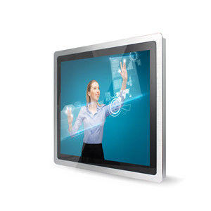 Monitor rugoso de la pantalla táctil del puerto USB/RS232, panel LCD industrial durable
