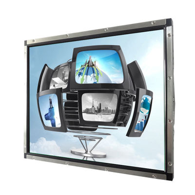 El soporte de la parte posterior de 17 pulgadas VIO el LCD industrial monitor con VGA/entrada de DVI/de HDMI