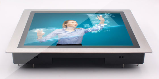 24”Flat Bezel embedded touch panel PC industrial AIO rugged touch panel PC