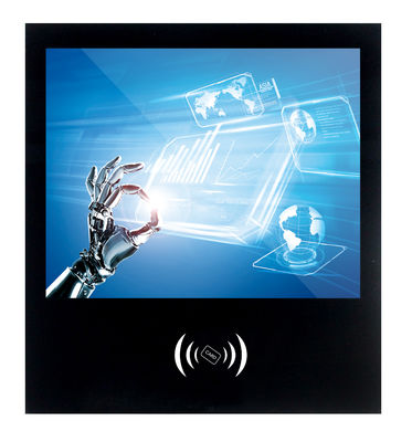 PC 17&quot; de la pantalla táctil del soporte del panel de Pcap tarjeta de NFC RFID IC de las PC con los lectores de tarjetas incorporados