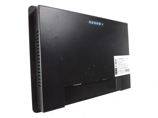 Botón de control antichoque del monitor LCD de la PC de la pantalla táctil del soporte del panel de 17 pulgadas en panel de delante