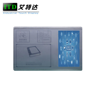 7&quot; reconocimiento de la identificación de la PC de la pantalla táctil del soporte de la pared 1024x600 para la biblioteca