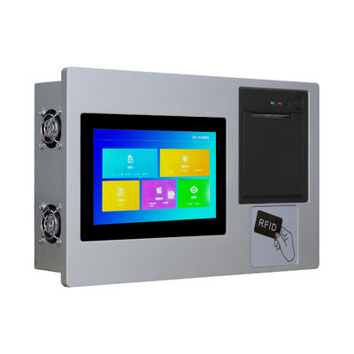 Pantalla táctil industrial de la PC del panel del lector de tarjetas de NFC para el quiosco del servicio del uno mismo