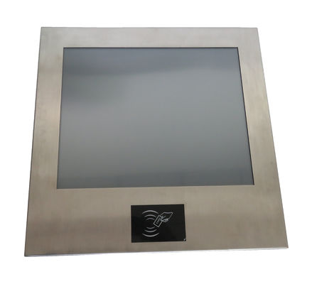 13.3&quot; RFID Card Reader Industrial Panel Mounted Touch Screen Pc Stainless DC 12V