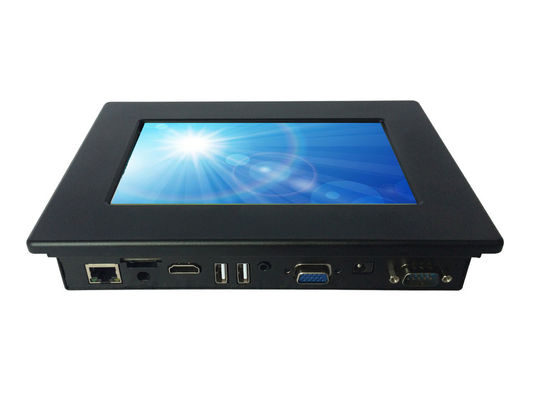 El alto PC montada toda de la pantalla táctil de la confiabilidad panel industrial en un tamaño de 7 pulgadas
