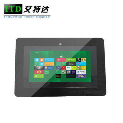 7 auto impermeable del monitor de computadora PCAP de la pantalla táctil de la pulgada que amortigua 1000 liendres WIFI BT