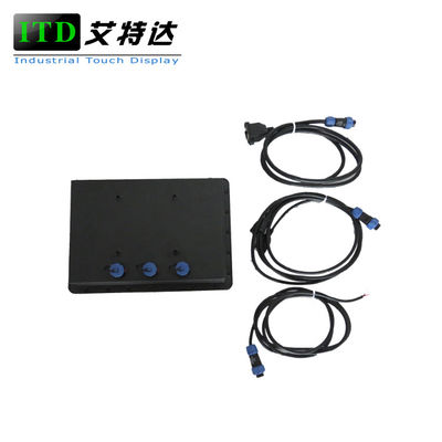 7 auto impermeable del monitor de computadora PCAP de la pantalla táctil de la pulgada que amortigua 1000 liendres WIFI BT